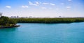 Cancun Nichupte Lagoon at Hotel Zone Royalty Free Stock Photo