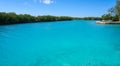 Cancun Nichupte Lagoon at Hotel Zone Royalty Free Stock Photo