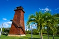 Cancun old airport control tower Mexico Royalty Free Stock Photo