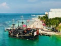 Cancun, Quintana Roo Mexico Landscape from the Xcaret Tower