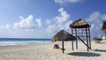 Cancun White Sand Beach, Mexico Royalty Free Stock Photo