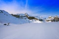 Candanchu ski in Huesca on Pyrenees Spain Royalty Free Stock Photo