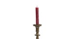 Candelabrum, candle stand, candlestick isolated on white background Royalty Free Stock Photo