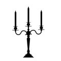 Candelabrum silhouette