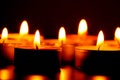 Candels burning Royalty Free Stock Photo