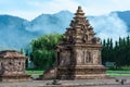 Candi Arjuna hindu temple, in Arjuna complex, Dieng Plateau, Central Java, Indonesia Royalty Free Stock Photo