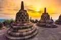 Candi Borobudur, Yogyakarta, Jawa, Indonesia. Royalty Free Stock Photo