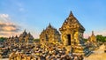 Candi Plaosan, a Buddhist temple at Prambanan in Indonesia Royalty Free Stock Photo