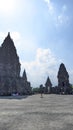 candi prambanan,An Ancient Temple Amidst Serene Landscape