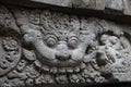 Candi Prambanan Temple Complex`s wall art, Yogyakarta, Central Java, Indonesia Royalty Free Stock Photo