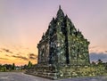 Candi Sajiwan, a Mahayana Buddhist temple at Prambanan in Indonesia Royalty Free Stock Photo