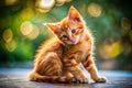 Understanding Flea Infestation in Kittens A CloseUp Look at the Symptoms and Importance of Early Treatment Royalty Free Stock Photo