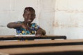 Candid shot of black African ethnicity child - International Women Science Day