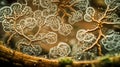 Candida Auris Fungus Close-Up on Glass. Ideal for Medical Presentations.