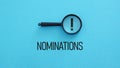 Candidate nominations are shown using the text Royalty Free Stock Photo