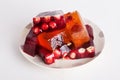 Candied fruit jelly