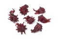 Candied hibiscus flowers