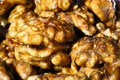 Candied walnut kernels Royalty Free Stock Photo