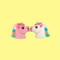 Candies bonbons pink horse Kids background