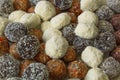 Organic candies and sweets handmade from natural dried fruits and berries