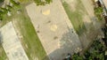 CANDIJAY, BOHOL, PHILIPPINES - NOVEMBER 20, 2015: Filipina kids play basketball. Anda City. Aerial views. Royalty Free Stock Photo