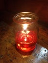 Candle aroma red flame lamp romantic