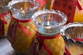 Candle burners; Kek Lok Si Temple in Penang island, Malaysia Royalty Free Stock Photo