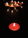 Candles light,background