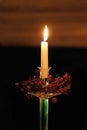 Candle for Christmas holiday