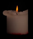 Candle with clipping path.