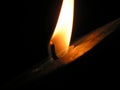 Candle in the dark Royalty Free Stock Photo