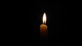 Candle in dark background Royalty Free Stock Photo
