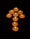 Candle dart Royalty Free Stock Photo