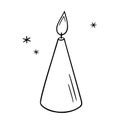 Candle doodle,power outage lighting.Decoration for birthday party,romantic Valentine\'s Day dinner candlelight