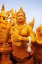 Candle Festival in Thailand Royalty Free Stock Photo