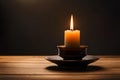 Candle fire and burning paper. Royalty Free Stock Photo