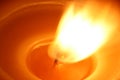 Candle flame Royalty Free Stock Photo