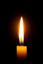 Candle flame Royalty Free Stock Photo