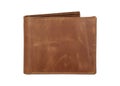 Leather wallet for men, cash purse money wallet Royalty Free Stock Photo