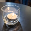 Candle in a glass Royalty Free Stock Photo