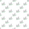 Candle Graph with Arrow vector Candlestick Chart thin line seamless pattern Royalty Free Stock Photo