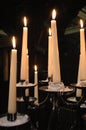 Candle holder at crewe hall in cheshire, england, united kingdom