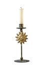 Candle holder with sun symbol