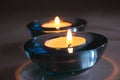 Candle holders Royalty Free Stock Photo