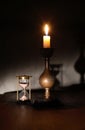 Candle And Hourglass