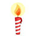 Candle isolated illustration