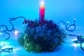 candle light decoration christmas december christmas festive