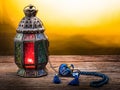 Candle light lids on muslim style's lantern