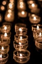 Candle lights with blurry background