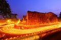 Candle lit in makha bucha day